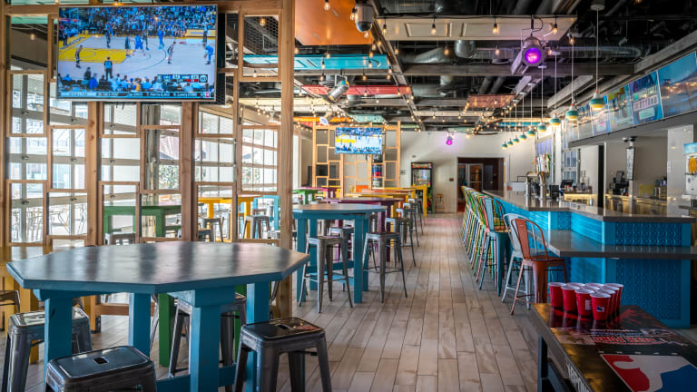  Watch the games from Splash Cantina